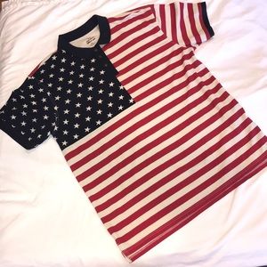 NWT Field & Stream American Flag Polo 2XL